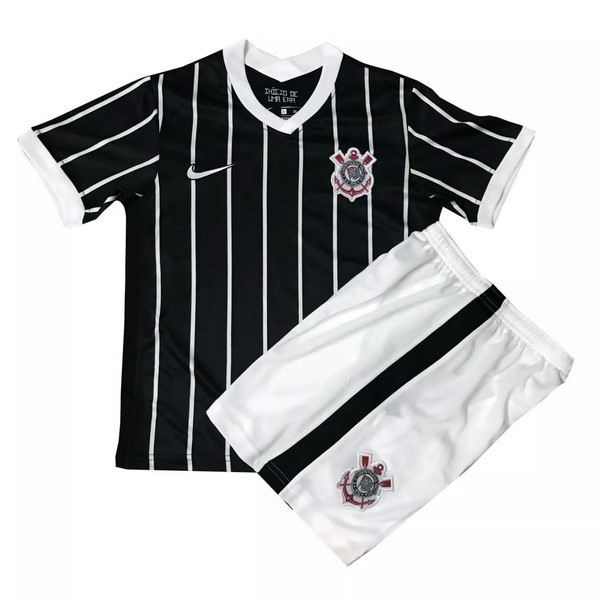 Trikot Corinthians Paulista Auswarts Kinder 2020-21 Schwarz